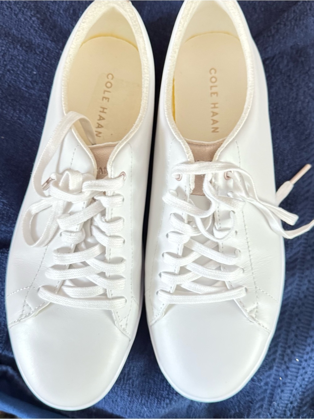 Cole Haan White  Low-Top Sneakers